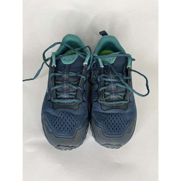 inov 8 Blue Synthetic Athletic Gym Running Lace Up Shoes Women Sz 9M US/40EU - Picture 4 of 12